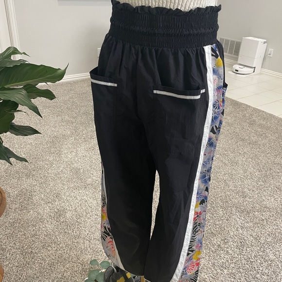 FP Movement by Free People Black Track Pants with Multicolor Trim - Picture 6 of 11